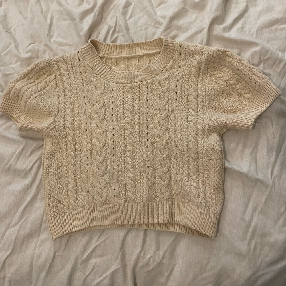 Free People Sweater Crop Top